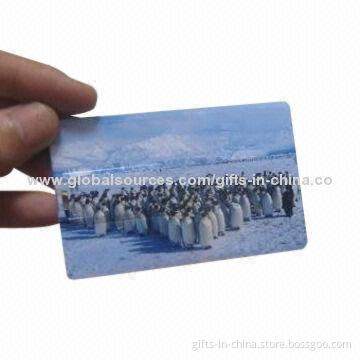 Credit Card USB Flash Disk with Up to 32GB Capacity, Grade A Chips Inside, PayPal Payment Accepted